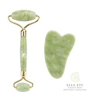 Xiuyu Jade Roller & Gua Sha Set – Anti-Aging Facial Massage Tools